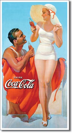 Coca Cola at the Beach